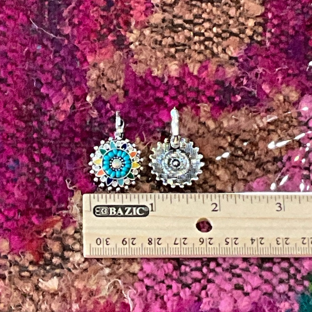 Colorful Mandala Earrings - Picture 9 of 9